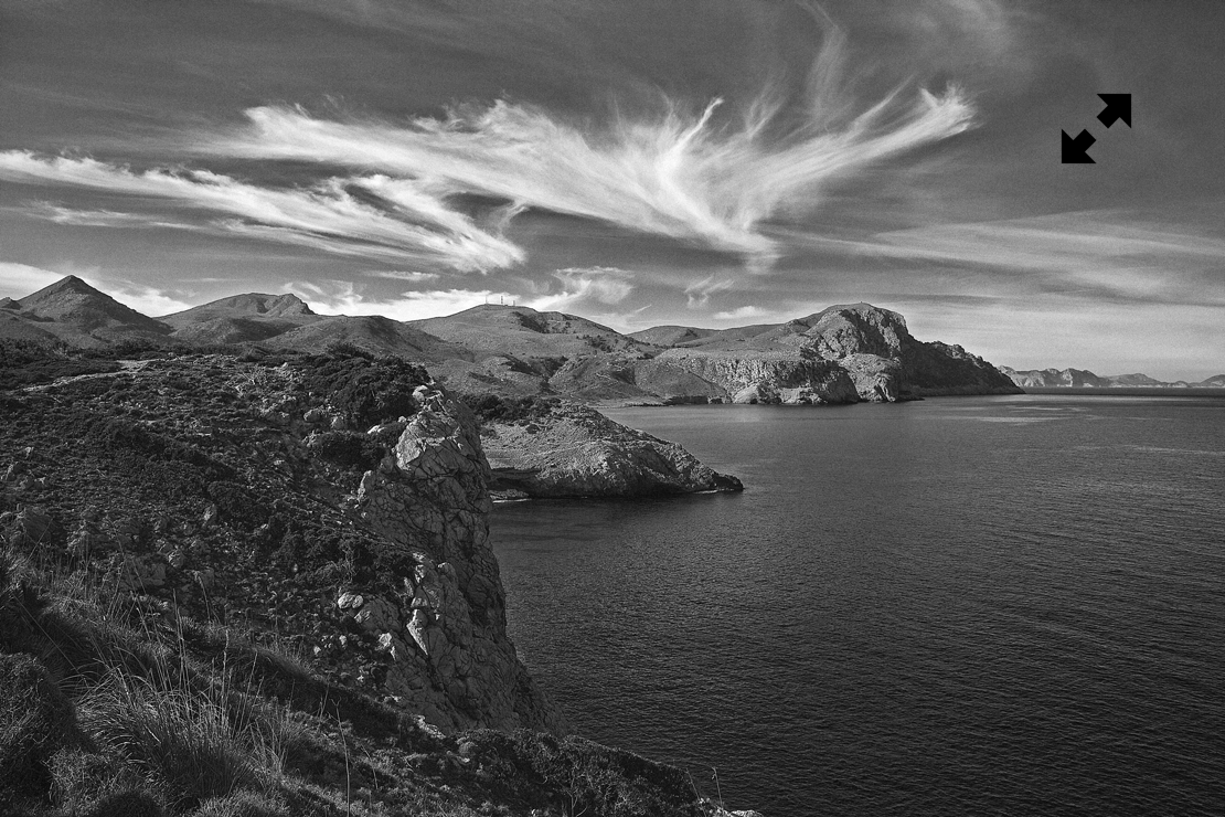 Blick auf das Cap Ferrutx